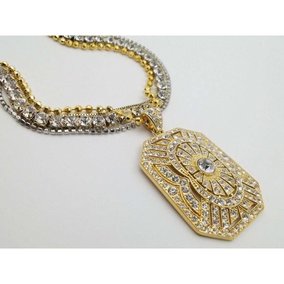 PAULA ABDUL “Forever Your Girl Collection” 2-Piece Statement Necklace Set NIB - Picture 2 of 8